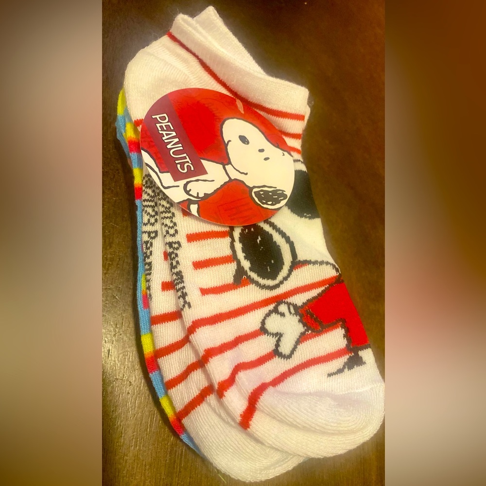 Peanuts ankle socks 5 pack